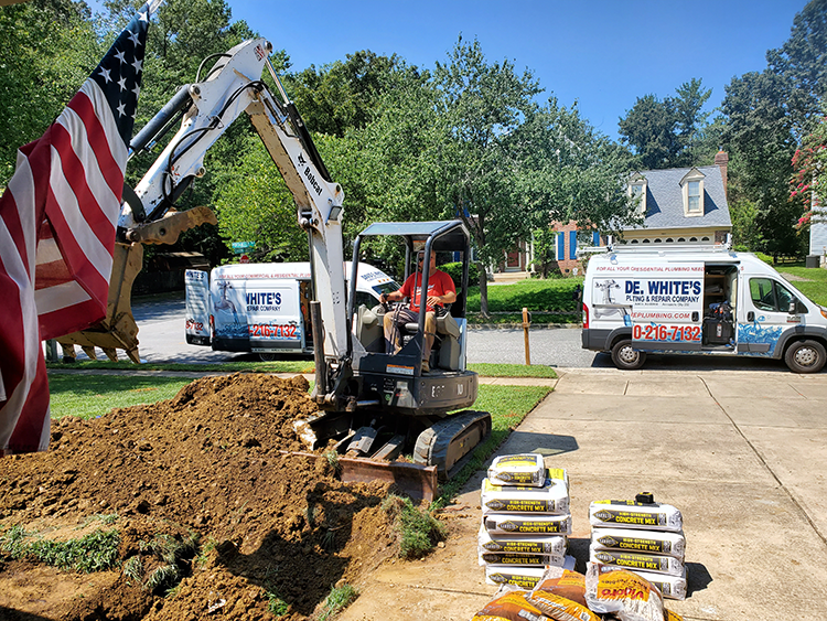 David E White’s Plumbing, Heating & Repair Company work